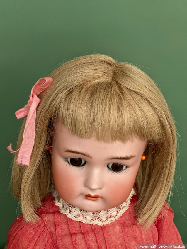 Натуральный Парик на антикварную куклу (фото 8)