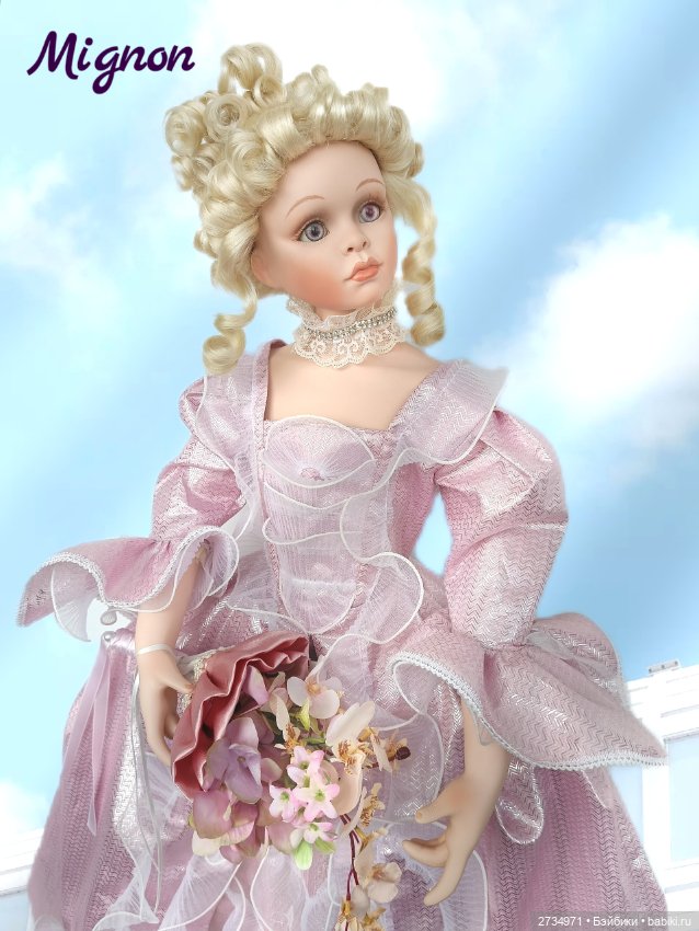 Кукла фарфоровая коллекционная (фото 2)