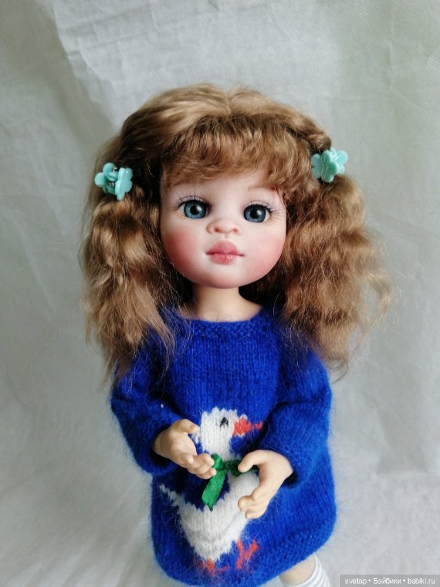 Малышка Нора ООАК Паола Рейна голова (фото 5)