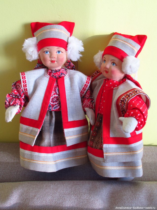 Кукла "Рязаночка". Реплика артельной куклы СССР (фото 6)