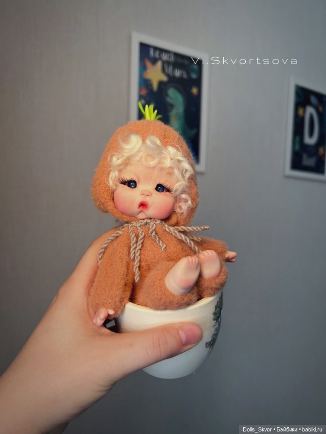 Авторская кукла полностью ручная работа (фото 4)