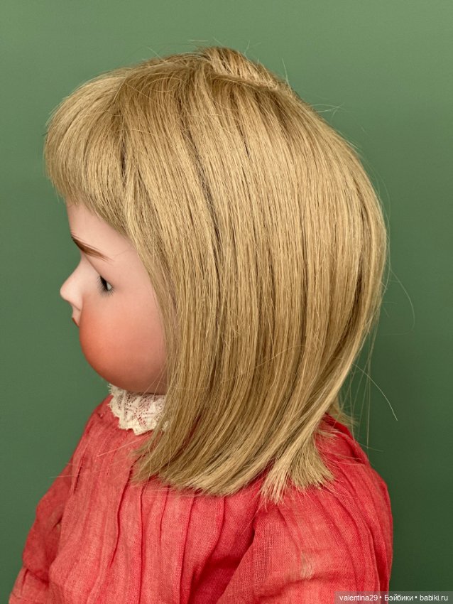 Натуральный Парик на антикварную куклу (фото 2)