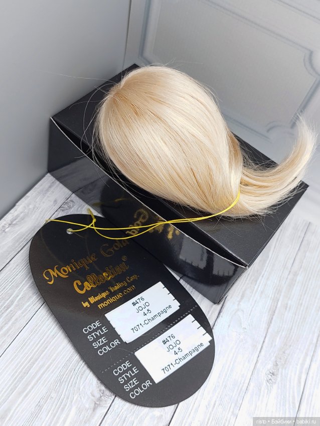 Парик JOJO новый размер 4-5 цвет Champagne на Лати от Monique (фото 3)