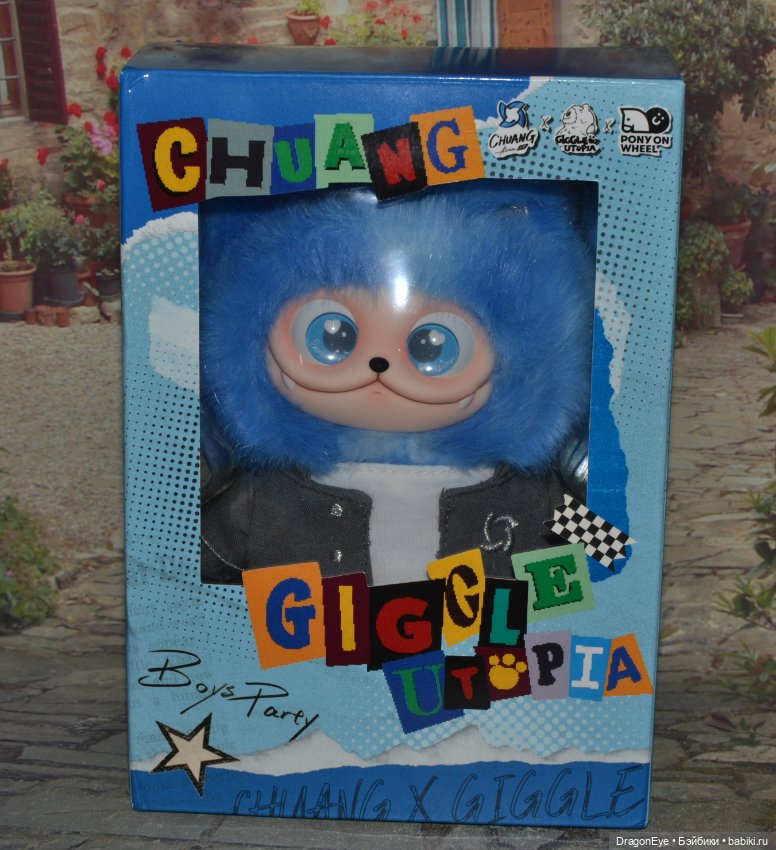 Лимитированный плюшевый монстрик Chuang x giggle Utopia x Pony on Wheel