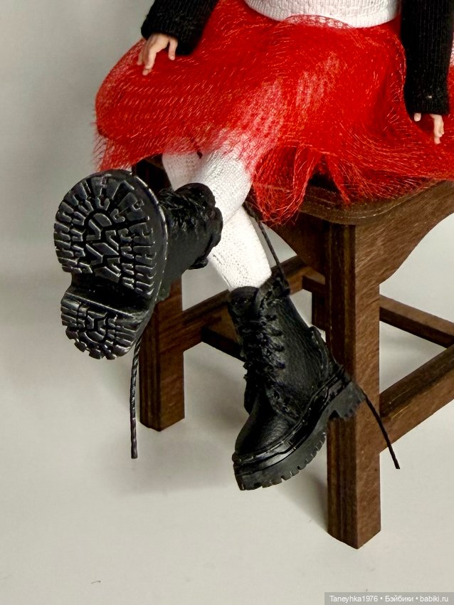 Ботинки для куклы БЖД Ажур Натальи Петровой (фото 3)