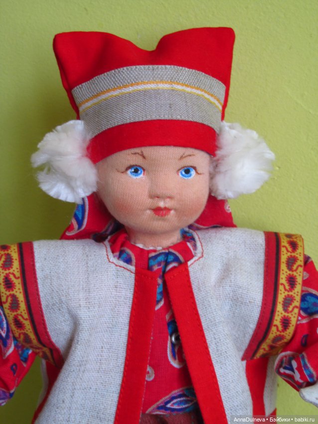 Кукла "Рязаночка". Реплика артельной куклы СССР (фото 5)
