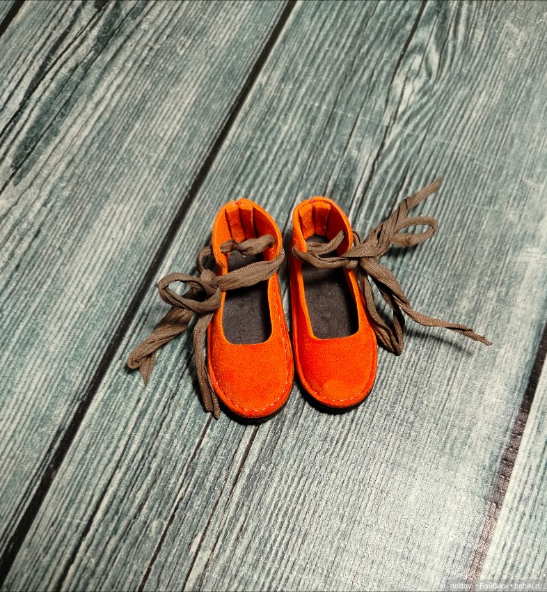 Балетки морковные 4,3*1,6см (фото 3)