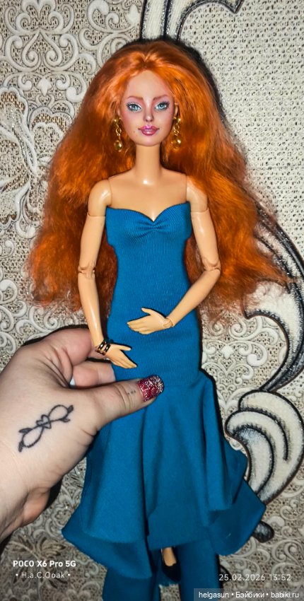 Ооак Кукла барби бмр Милли bmr 1959 высокое тело barbie