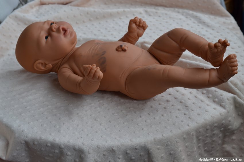 Винтажный анатомический виниловый пупс Jesmar