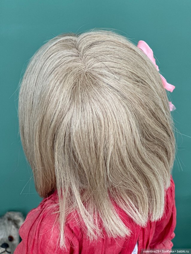 Натуральный Парик на антикварную куклу (фото 9)