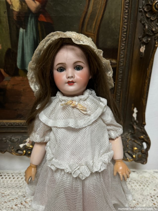 Антикварная француженка SFBJ 301 кабинетного размера 40 см (фото 4)