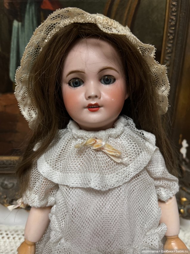 Антикварная француженка SFBJ 301 кабинетного размера 40 см (фото 3)