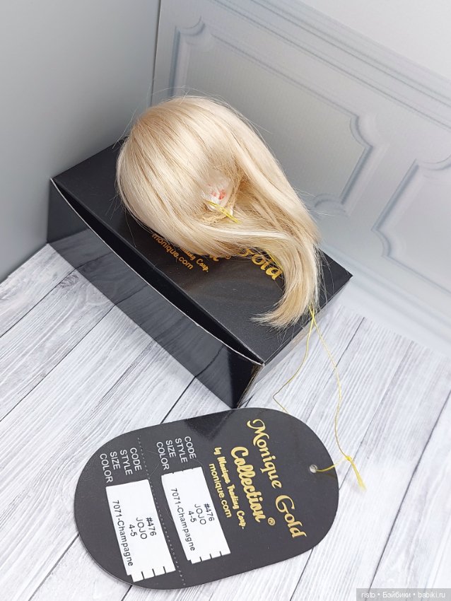 Парик JOJO новый размер 4-5 цвет Champagne на Лати от Monique (фото 2)