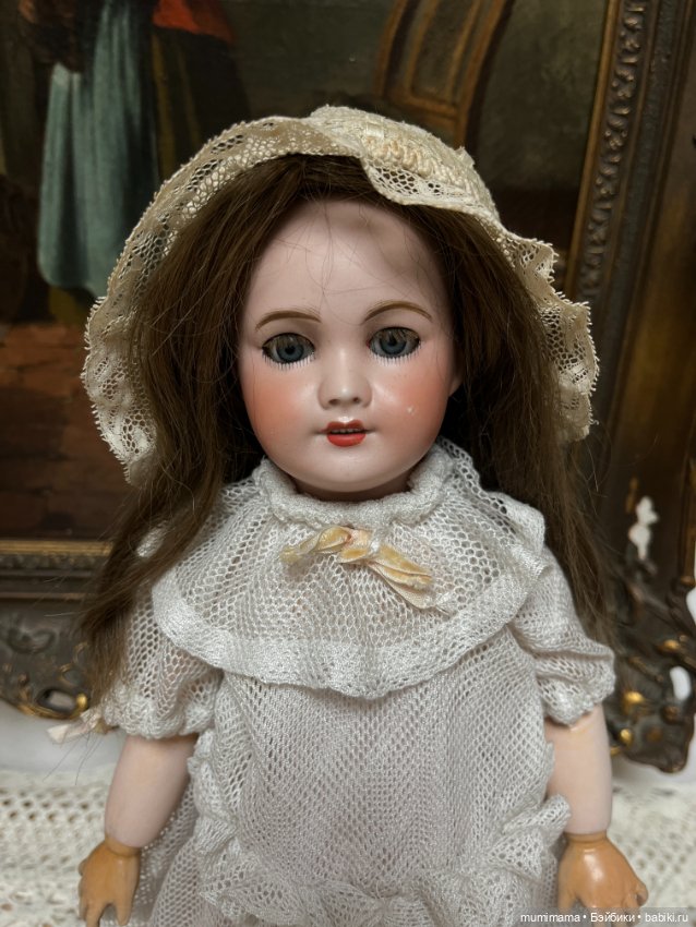 Антикварная француженка SFBJ 301 кабинетного размера 40 см (фото 6)