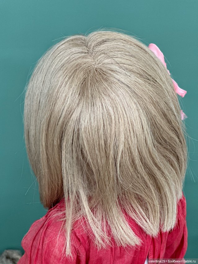 Натуральный Парик на антикварную куклу