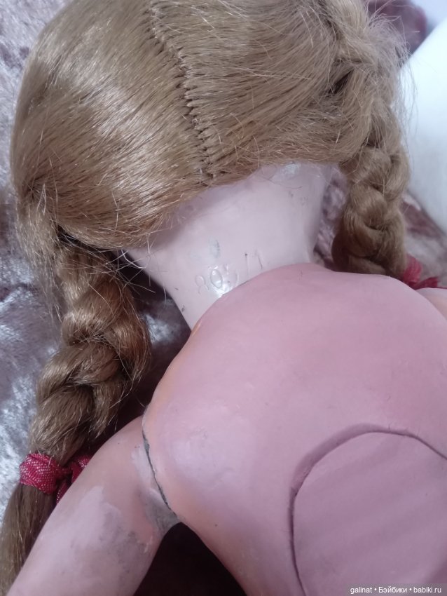 Старинная немецкая композитная кукла (фото 5)