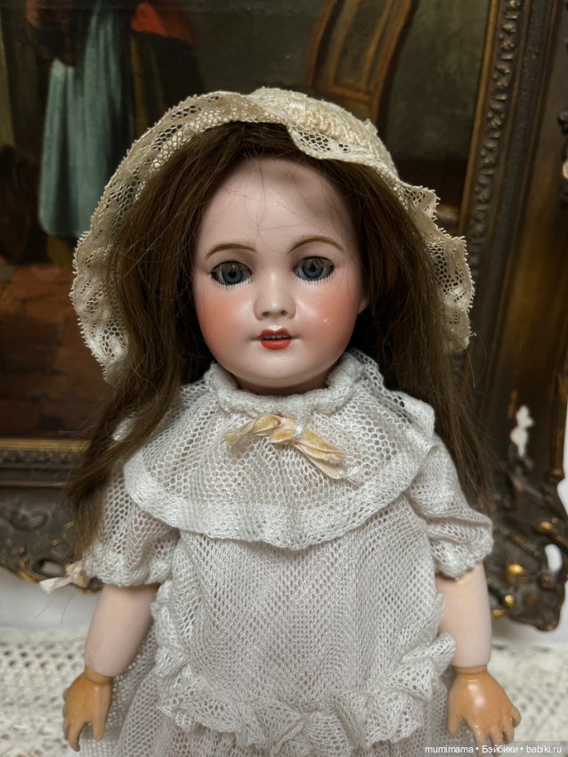 Антикварная француженка SFBJ 301 кабинетного размера 40 см (фото 7)