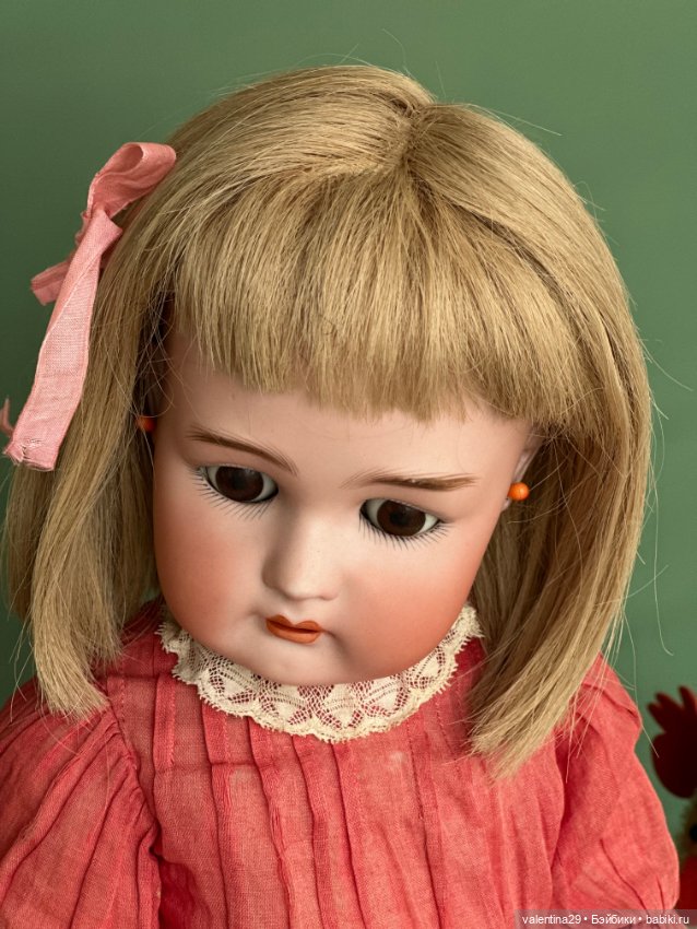 Натуральный Парик на антикварную куклу (фото 7)