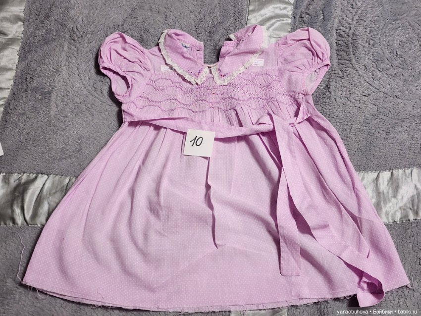 Винтажные детские цветные платья для ваших больших кукол (фото 2)