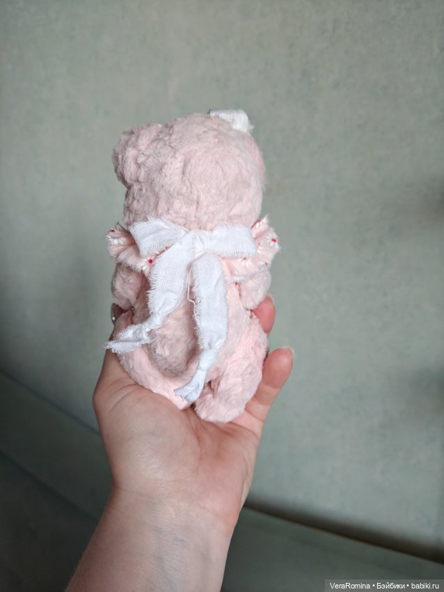 Тедди Мимимишка розовая зефирка (фото 3)