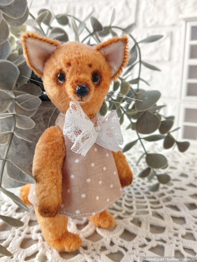 Тедди лисичка Келли — Авторские игрушки (фото 5)