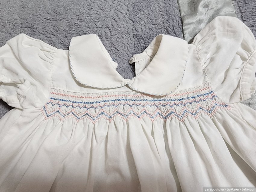Винтажные детские цветные платья для ваших больших кукол (фото 4)