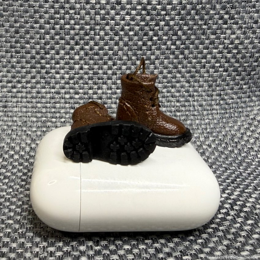 Ботиночки для куклы БЖД Ажур Натальи Петровой 15см