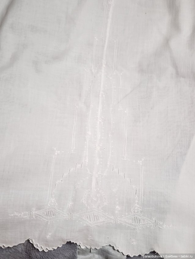 Старинные детские крестильные платья с длинным рукавом №2