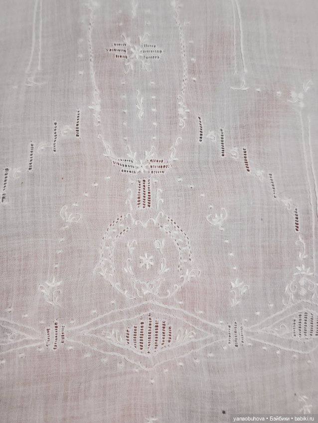 Старинные детские крестильные платья с длинным рукавом №2