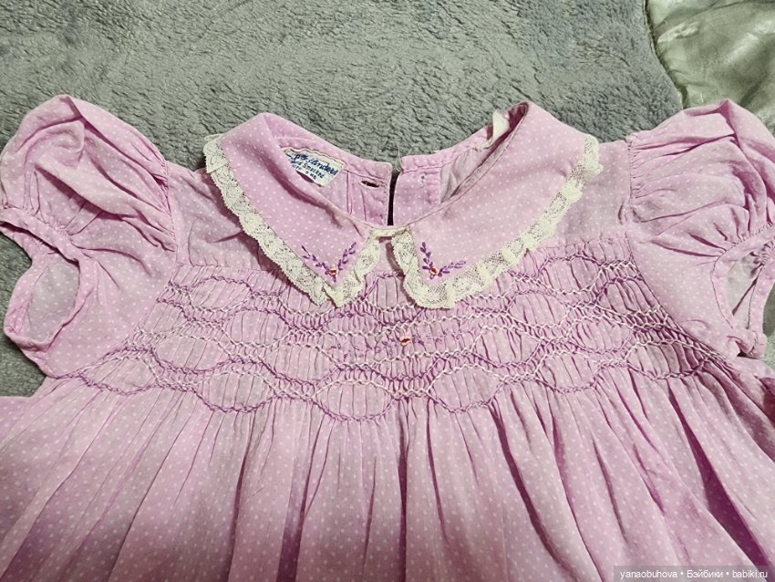 Винтажные детские цветные платья для ваших больших кукол