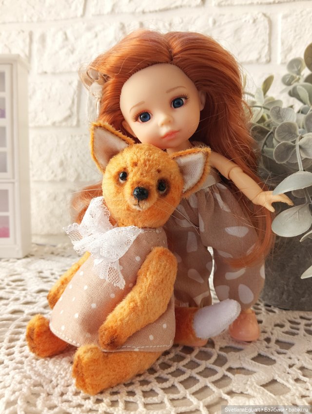 Тедди лисичка Келли — Авторские игрушки (фото 8)