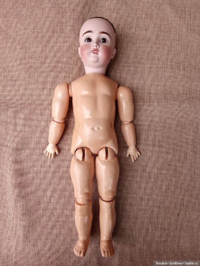 Барышня с приданым, реплика антикварной куклы Kestner молд 162 (фото 6)