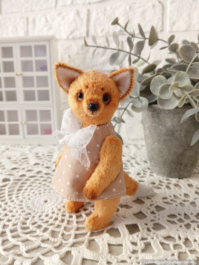 Тедди лисичка Келли — Авторские игрушки (фото 3)