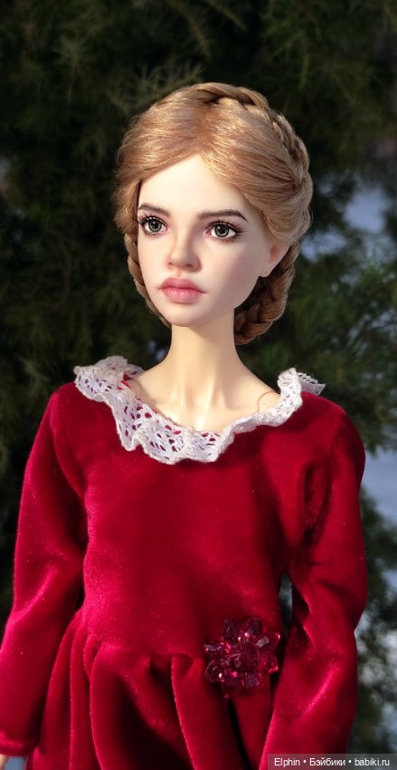 Сложный викторианский парик с плетением из кос ОГ 11,5-12 см (фото 9)