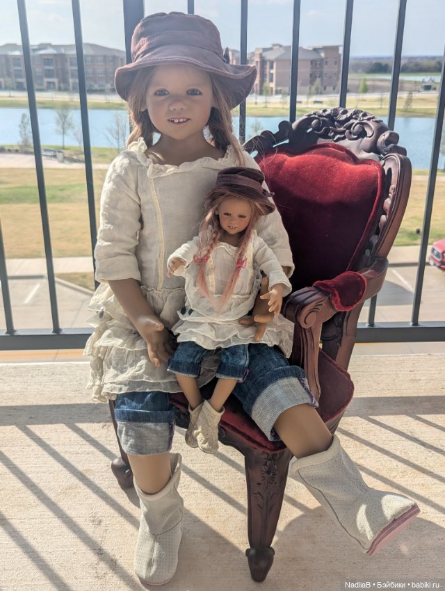 Annette Himstedt клубная кукла Пуки+ Пуки маленькая