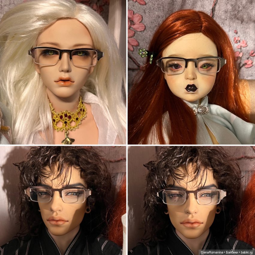Очки для больших кукол 60 + от аутфита персонажа Ringdoll Hawkley (фото 6)