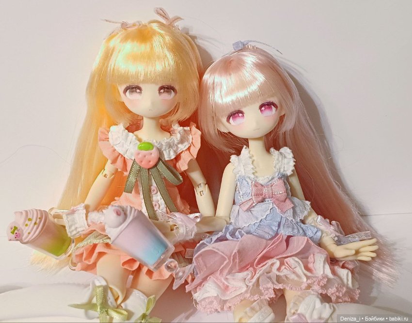 Розочка и Земляничка, куколки Momotale (фото 2)