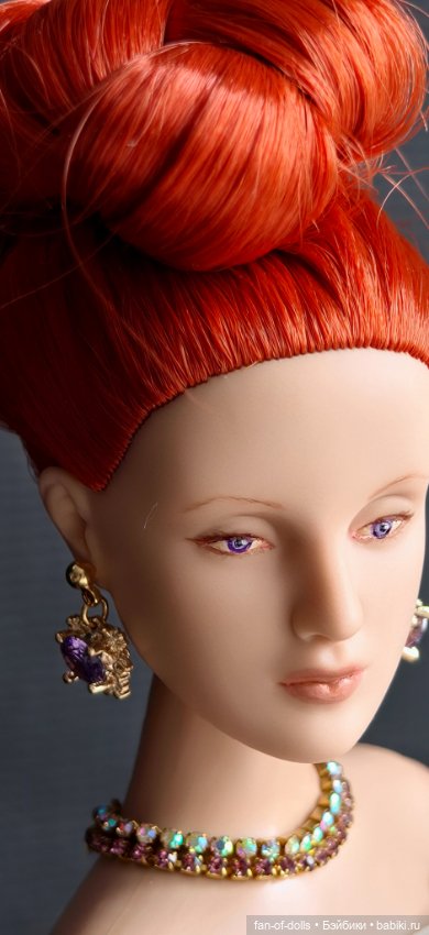 Вечерний наряд "Графичные линии" для кукол Роберта Тоннера (фото 8)