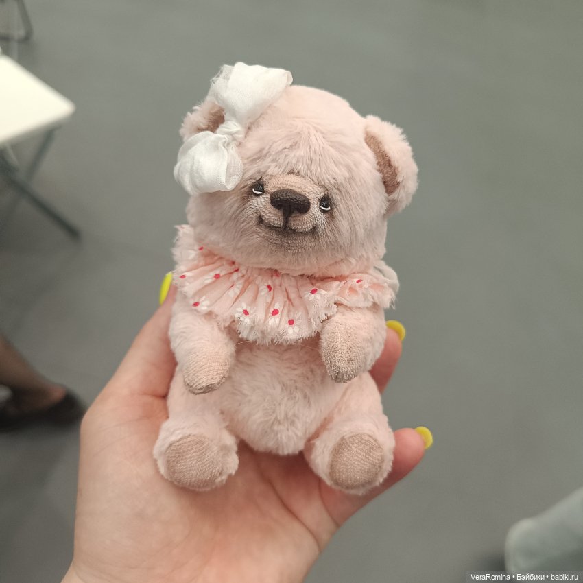 Тедди Мимимишка розовая зефирка