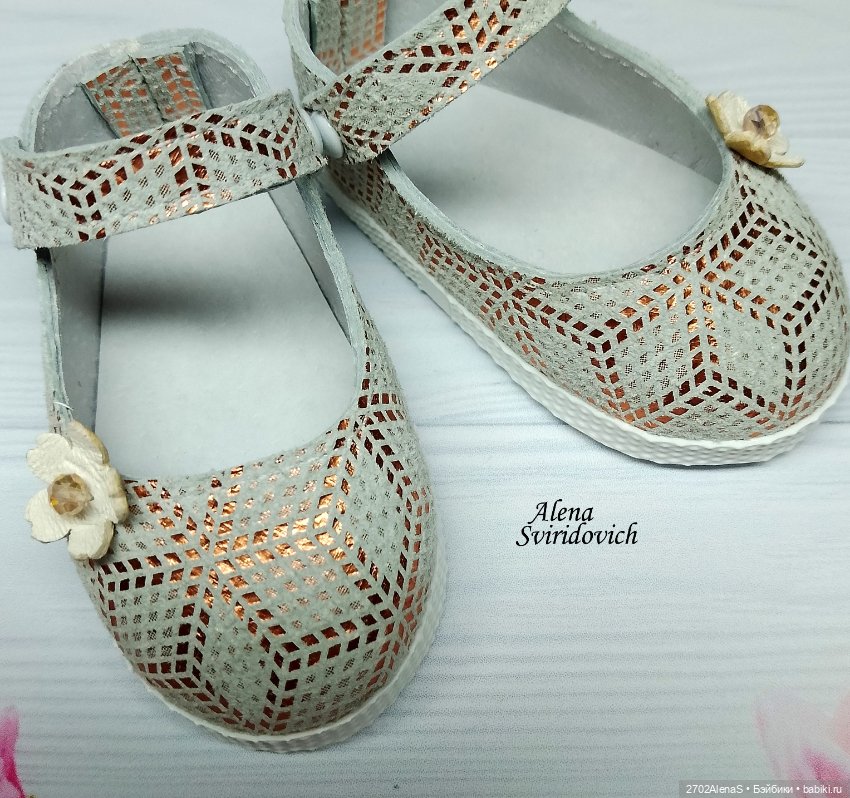 Обувь для кукол Gotz 50 см (туфельки) (фото 6)