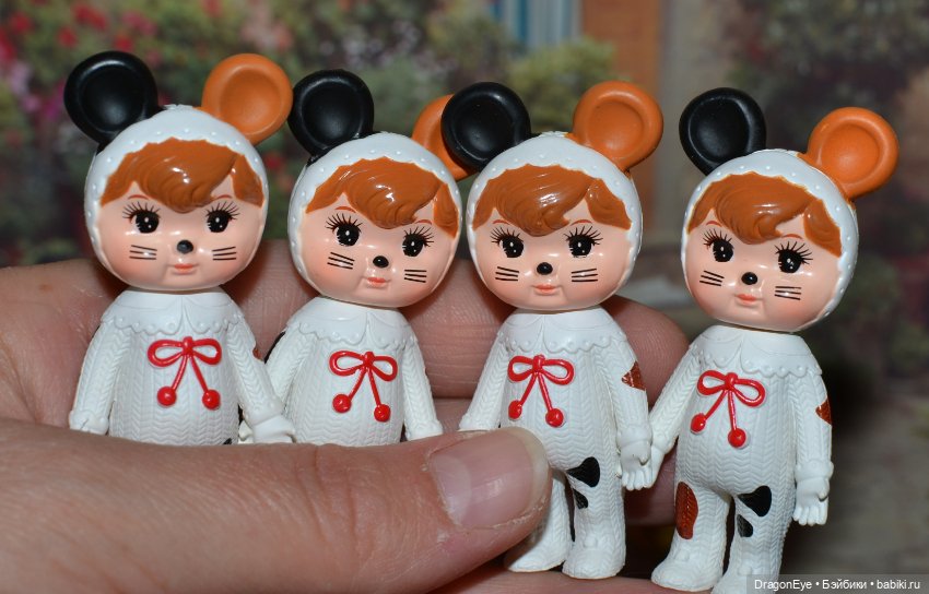 Пупсы Nakayoshi Charmy-chan Coloring Collection Animal Ver. №1