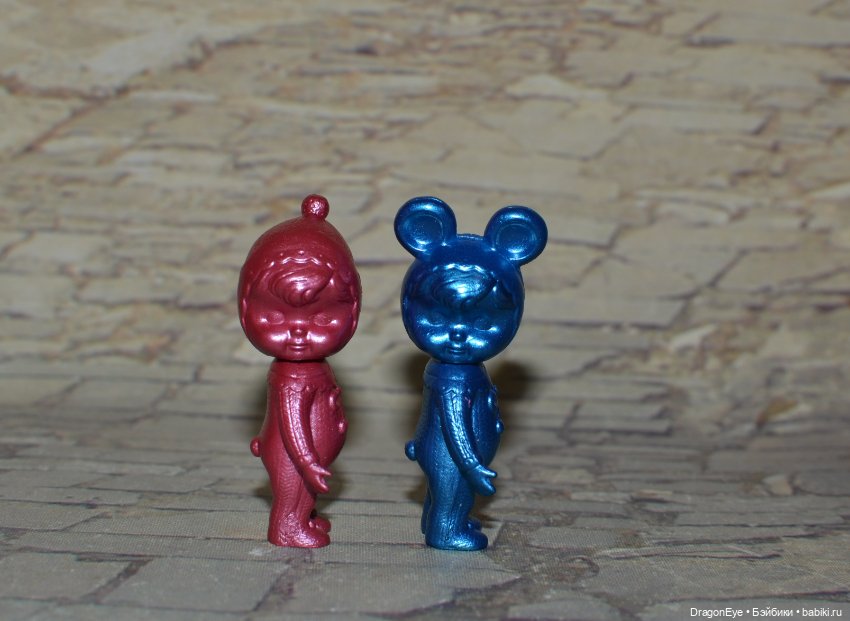 Nakayoshi Charmy-chan комплект пупсов для куколок в ретро стиле - 2 шт (фото 7)