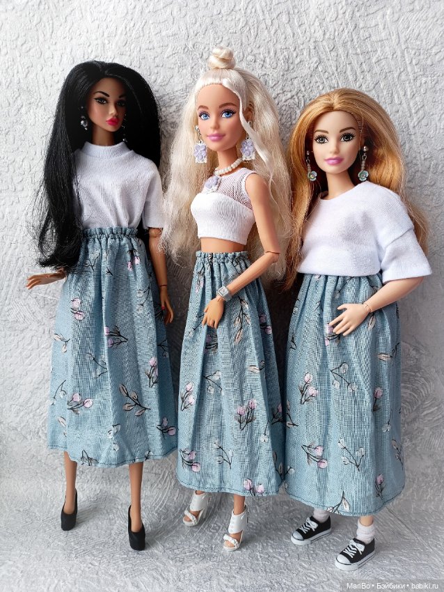 Юбочки для кукол (3 размера)