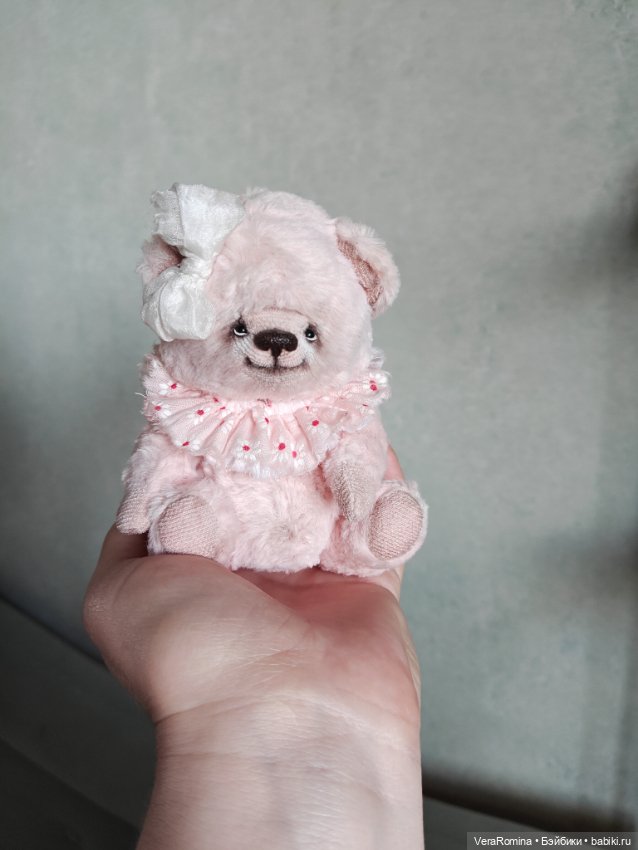 Тедди Мимимишка розовая зефирка (фото 7)