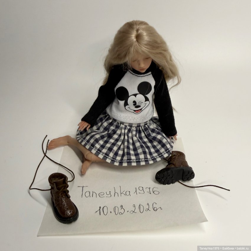 Ботиночки для куклы БЖД Ажур Натальи Петровой 15см (фото 8)