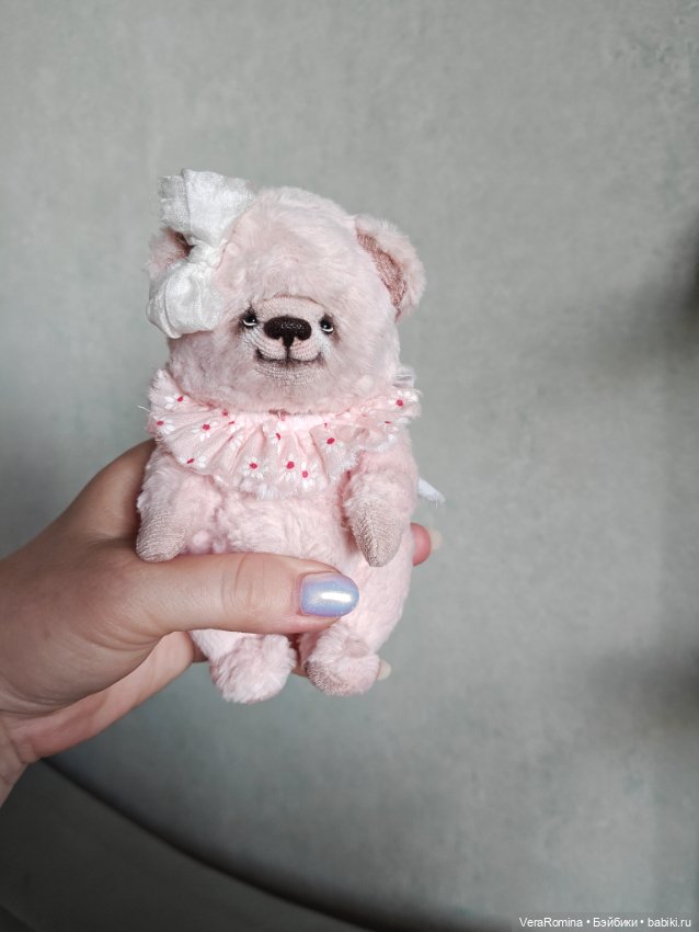 Тедди Мимимишка розовая зефирка (фото 5)