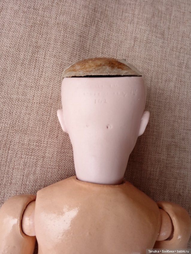 Барышня с приданым, реплика антикварной куклы Kestner молд 162 (фото 8)