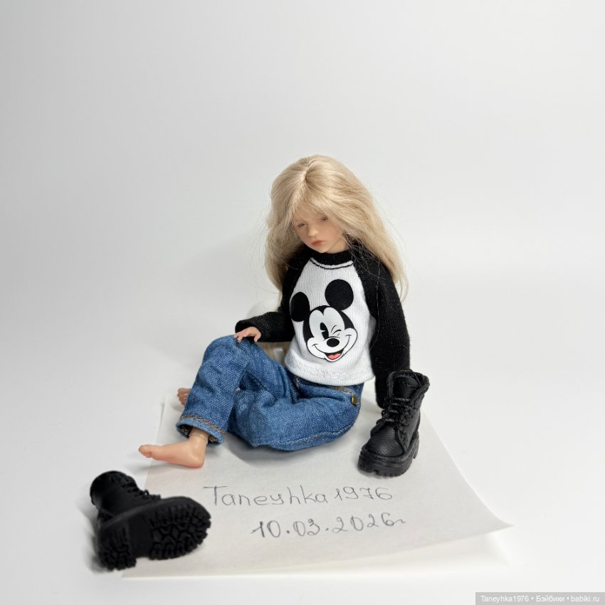 Ботинки для куклы БЖД Ажур Натальи Петровой (фото 5)