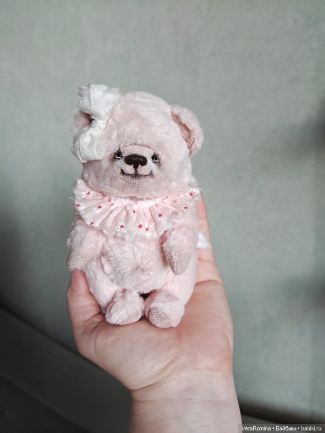 Тедди Мимимишка розовая зефирка (фото 4)