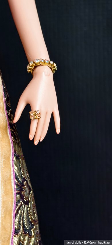 Вечерний наряд "Графичные линии" для кукол Роберта Тоннера (фото 7)